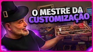 Ele é o mestre da customização de videogames! Conheça a fantástica Game Room do Nandogames!