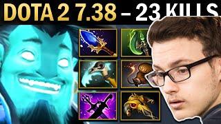 Storm Spirit Gameplay Miracle with 23 Kills and Vyse - Dota 7.38