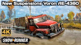 New Suspensions Voron AE-4380 In SnowRunner Season 14 #snowrunner #truck #4k