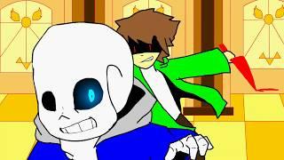 Sans vs Story Shift Chara (Animation)