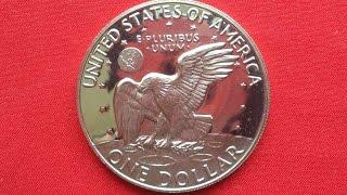 USA Eisenhower  SILVER Dollar 1974 (PROOF) США Доллар 1974 (Серебро ПРУФ)