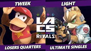 LACS Rivals TOP 8 - Tweek (Diddy Kong) Vs. Light (Fox) Smash Ultimate - SSBU