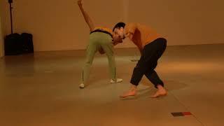 Santiago Ortiz Heredia and Sasha Dodo - improvised dance performance - Silent Conversations