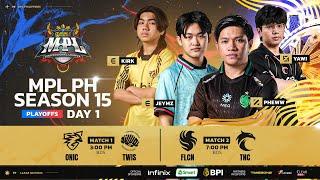  LIVE | MPL PH S15 | FILIPINO - Playoffs Day 1
