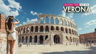 Walking Tour Verona 4k | Best European Walking Tour of Verona