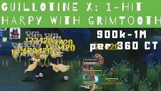 Guillotine X: 1-hit Harpy with Grimtooth