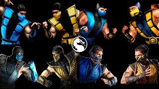 Evolution of Scorpion VS Sub-Zero MK-MK1 | 2K 60FPS