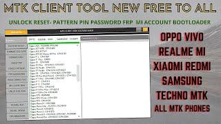 MTK CLIENT TOOL V1.3 NEW|MTK CLIENT UNLOCK TOOL 2022||MTK AUTH mtk client free tool