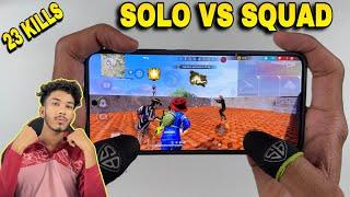 Poco X3 Pro GAMEPLAY BEAST! 3-Finger Handcam Solo vs Squad | 60FPS, 120HZ, 360HZ