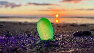 A Perfect Day For Beautiful & Amazing Sea Glass Hunting Out On Inverness Beach!