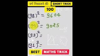 #Learn2Fame square Short Trick in Hindi | MathTricks #shorts #shortvideo #shortfeed #ytshorts