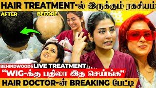 வழுக்கை தலை TO Hero Hair Style Live Treatment-ல் இப்படி ஒரு Magic-ஆ?மிரண்டு போன Ramya Pandian