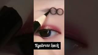 OMG  viral eyebrow hack#shorts #makeuphack #shortsviral #viralhacks #youtube #hack #makeup #viralyt