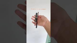 Nude+brown lipcombo🪵#brownlipstick #lipcombo #makeuptutorial #lipstick #liptint #trendinglipstick