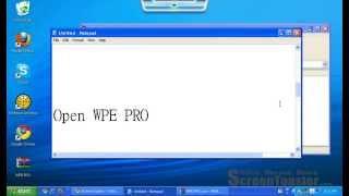 How to open WPE PRO