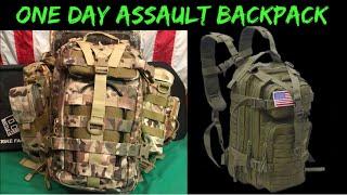 Amazon One Day Assault Pack Review - Multiple Brands, Same Pack