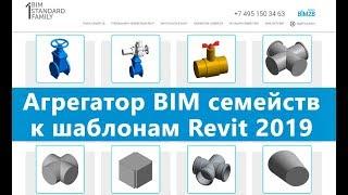 Семейства Revit для шаблонов Autodesk 2019 - агрегатор BIM STANDARD FAMILY