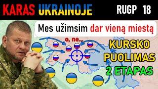 Rugp 18: BLICAS TĘSIASI: Sudzha Miestas Užimtas. Glushkovo Miestas yra Sekantis | Karas Ukrainoje