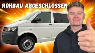 Der Rohbau steht! //VW T5 Camper Folge10