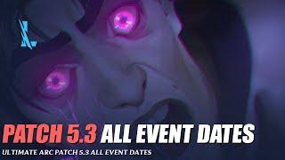 Patch 5.3 All Events Dates - Wild Rift