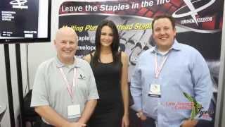 Tyre Retread BLACK MAGIC STAPLES at Latin American Caribbean Tyre Expo