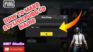 How To Make Stylish Name  in PUBG Mobile | How To Make PUBG Unique Name