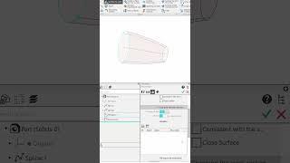 Surface by Path. Changing Cross section in KOMPAS-3D CAD Software