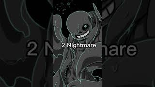 But I think dream and nightmare more or less equal #dreamtale #dream #nightmare #sans #au #undertale