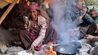 Himalayan Village life ||  sheep shepherd life in Nepal || shpherd food || TheVillageNepal