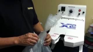 Plas-Ties machines: Tying heavy duty poly bags