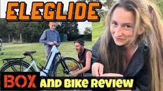 Eleglide E- Bike! review on bike and box (foam)  strugglers family review