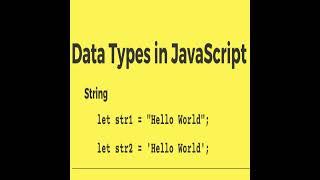 Mastering JavaScript Data Types: A Comprehensive Guide for Beginners