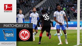 Hertha Berlin - Eintracht Frankfurt 1-4 | Highlights | Matchday 25 – Bundesliga 2021/22