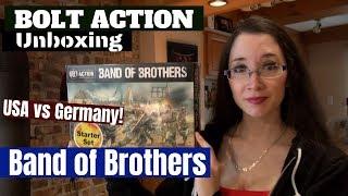 Band of Brothers Bolt Action Two Player Starter Set for WWII Game Unboxing