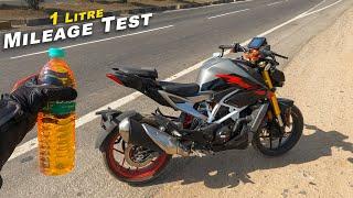 Apni New Apache RTR 310 : 1 Litre Mileage Test SOLO | कुछ के लिए Shocking हो सकता है