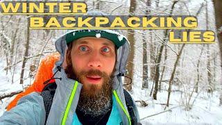 How to Enjoy Winter Backpacking on a Budget - It Doesn't Have to be Expensive! (+ Outtakes)