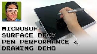 Microsoft Surface Book: Pen Performance & Drawing Demo