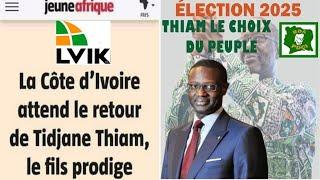 TIDJANE THIAM : 1 AN DEJA A LA TÊTE DU PDCI RDA ET TOUT PRÈS DU POUVOIR EN COTE D'IVOIRE