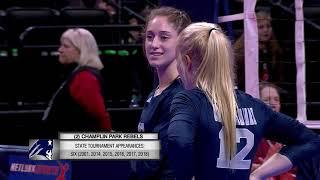 Champlin Park vs. Lakeville South Girls High School Volleyball State Class 3A Semifinal