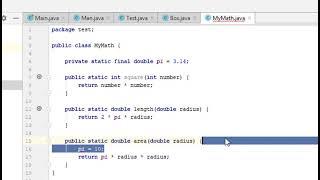 18. Java Static, Final and Varargs