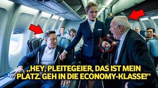 Mann beleidigt Elon Musk im First Class-Flug – bereut es, als die Wahrheit ans Licht kommt