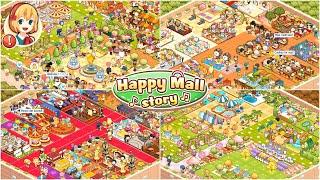 HAPPY MALL STORY | MAX LEVEL 161, 9 Floor. All Shops Level 10 & All Shoppers Completed 100%