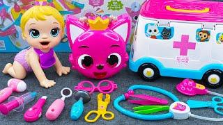 95 Minutes Bunny Ambulance ASMR, Satisfying Unboxing Disney Doctor Toys Set | Anna Unboxing Toys