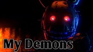 клип Starset My Demons-Мой демон springtrap версия на гитаре