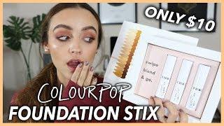 NEW COLOURPOP FOUNDATION STIX!!!  OMG!!!!