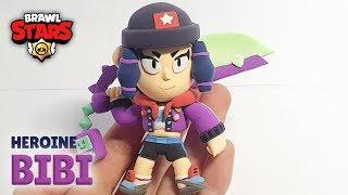 Making new skin Heroine Bibi :: Brawl Stars Clay-art