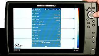 Humminbird Display with Airmar Transducer