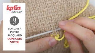 ⭐ HOW TO DUPLICATE STITCH | Katia Academy