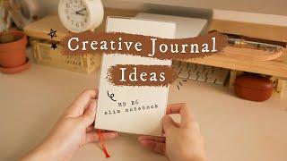 Creative Journaling Ideas (Without Drawing or Painting!) ft. MD B6 Slim Notebook