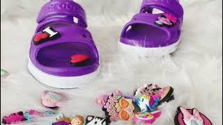 Crocs Sandals for Kids Jibbitz Accessories Review TOPSHOES.LV 2021